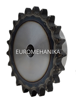 Звездочка 12В-1, шаг 19,05x11,68 мм (3/4х7/16), Z=19 со ступицей и закалкой зубьев - «Евромеханика»