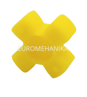 Упругий элемент для муфты без люфта TRASCO ES 7, 92 Shore A, желтый - «Евромеханика»