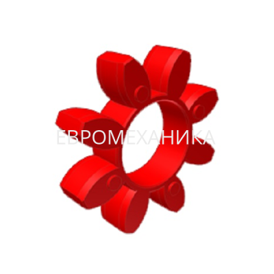 Упругий элемент для GEB 24-32, красный, 98 Shore A - Евромеханика