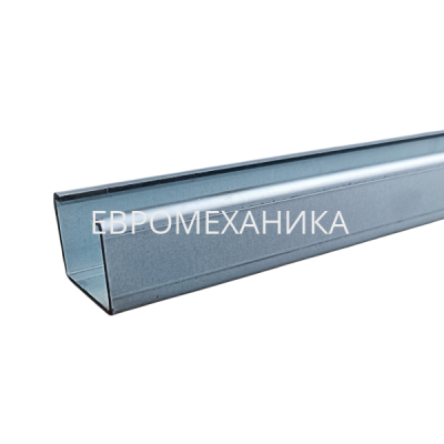 Металлический профиль C9 18х38, S=1,5 мм, цинк - Евромеханика