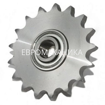 Звездочка натяжная для цепи 10B-1, Z=14 с подшипником - Евромеханика