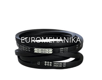 Ремень клиновой SPA 1732 Ld=Lp, V-BELT, EMT - Евромеханика