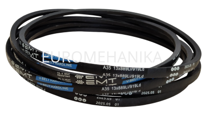 Ремень клиновой A35, 13х 889Li/ 919Ld, V-BELT HARDLINE, EMT - Евромеханика