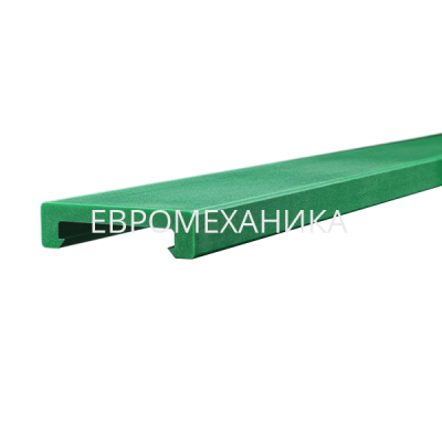 Направляющая скольжения для конвейера, тип D-3 (плоская) UHMW-PE, L=3000, EMT - Евромеханика