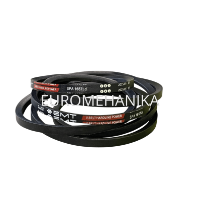 Ремень клиновой SPA 1657 Ld=Lp, V-BELT HARDLINE POWER, EMT - Евромеханика