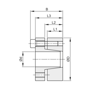 Втулка зажимная BK 13 110 x 155 (KLAA110), EMT - Евромеханика