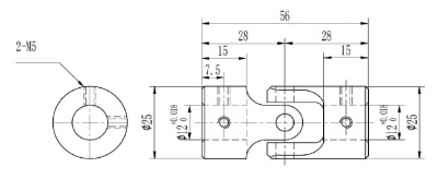 Шарнирное соединение 04G, EMT - Евромеханика