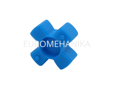 Упругий элемент для муфты без люфта TRASCO ES 12, 80 Shore A, синий - «Евромеханика»