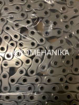 Цепь роликовая нержавеющая с полным валиком HP38.1F10 SS  - Евромеханика