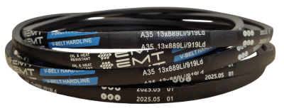 Ремень клиновой A35, 13х 889Li/ 919Ld, V-BELT HARDLINE, EMT - Евромеханика