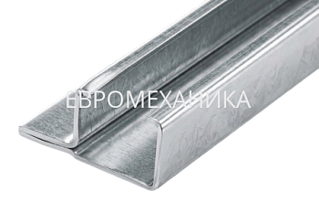 Металлический профиль C15V 24х30, S=1,5 мм, цинк, EMT - Евромеханика