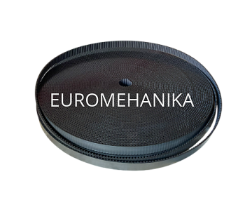 Ремень зубчатый HTD 8M 30 PAZ, открытый PU, цвет черный - «Евромеханика»
