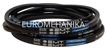 Ремень клиновой B33, 17х 838Li/ 883Ld, V-BELT HARDLINE, EMT - Евромеханика