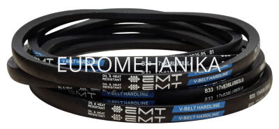 Ремень клиновой B33, 17х 838Li/ 883Ld, V-BELT HARDLINE, EMT - Евромеханика