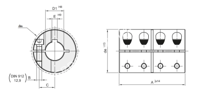 Муфта продольно-свёртная GBR 15 - Евромеханика