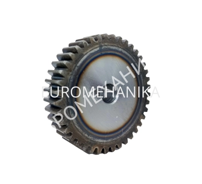 Шестерня цилиндрическая M=6 Z=15 с закалкой зуба (PM34T15), EMT - Евромеханика