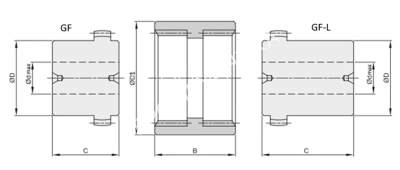 Полумуфта зубчатая GF-65-L с длинной ступицей (BoWex), EMT - Евромеханика