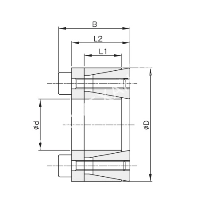 Втулка зажимная BK 45 70 x 105 (KLHH070) - Евромеханика