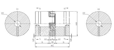 Муфта кулачковая XL8-32x32 тип B-B (GE-T 65-75), СТАЛЬ, EMT - Евромеханика