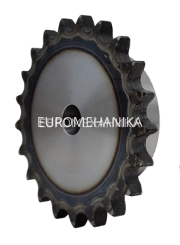 Звездочка 20B-1, шаг 31,75х19,56 мм (1"1/4х3/4), Z=33 со ступицей и закалкой зубьев - Евромеханика