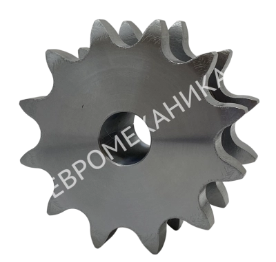 Сдвоенная звездочка для двух однорядных цепей 10B-1 шаг 15,875х9,65 мм (5/8х3/8) Z=21 без ступицы - Евромеханика