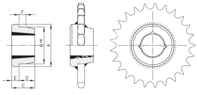 Ступица приварная MSC 2517 - Евромеханика