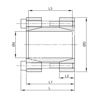 Втулка зажимная BK 95 40 x 75 (KLMM040) - Евромеханика
