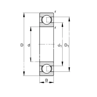 Подшипник 6232-M FAG - Евромеханика