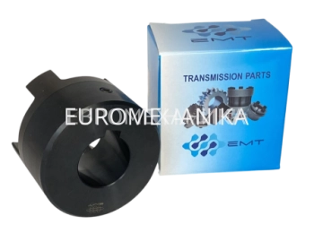 Полумуфта GE 24-32 тип B, с готовым отверстием d=32 мм, шпон паз 10х3,3мм+винт М8, СТАЛЬ, EMT - Евромеханика