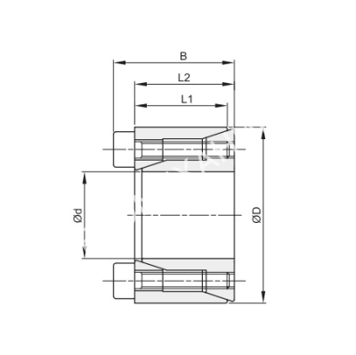 Втулка зажимная BK 61 14 x 26 (KLSS014), EMT - Евромеханика