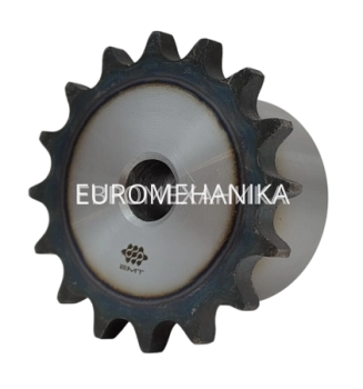 Звездочка 24B-1, шаг 38,1х25,4 мм (1"1/2х1"), Z=11 со ступицей и закалкой зубьев - Евромеханика