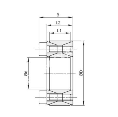 Втулка зажимная BK 40 50 x 80 (KLGG050), EMT - Евромеханика