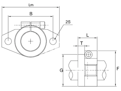 Опора вала SHF 40, EMT - Евромеханика