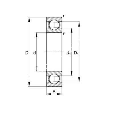 Подшипник 6200 - Евромеханика