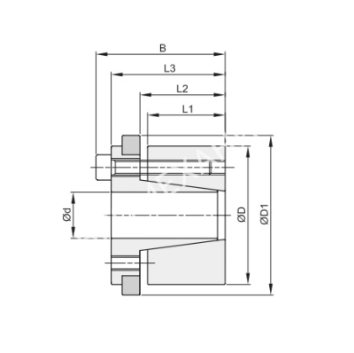 Втулка зажимная BK 71 100 x 145 (KLDB100), EMT - Евромеханика