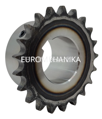 Звездочка с готовым отверстием 08B-1, Z=15, D1=22 мм, с закалкой зубьев - Евромеханика
