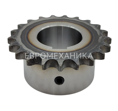 Звездочка с готовым отверстием 08B-1, Z=15, D1=22 мм, с закалкой зубьев - Евромеханика
