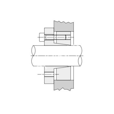 Втулка зажимная BK 15 24 x 55 (KLBB124), EMT - Евромеханика