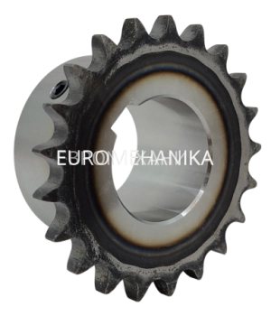 Звездочка с готовым отверстием 08B-1, Z=15, D1=22 мм, с закалкой зубьев - Евромеханика