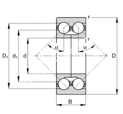 Подшипник 3313-DA FAG - Евромеханика