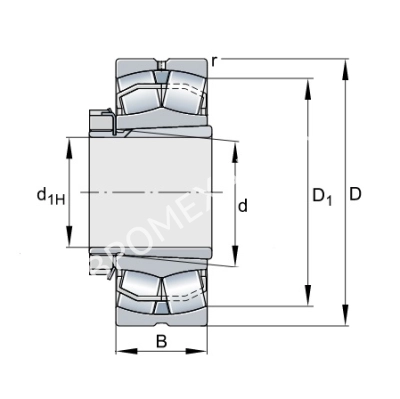 Подшипник 22328-E1-XL-K-T41A FAG - Евромеханика