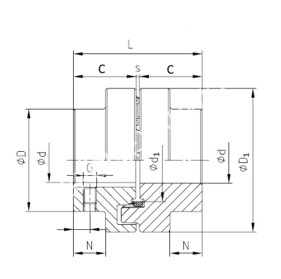 Муфта POLY-NORM 125 AR, EMT - Евромеханика