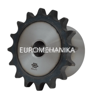 Звездочка 20B-1, шаг 31,75x19,56 мм (1"1/4х3/4), Z=15 со ступицей и закалкой зубьев - Евромеханика