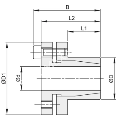 Втулка зажимная BK 30 14 x 22 (KLTX014) - Евромеханика