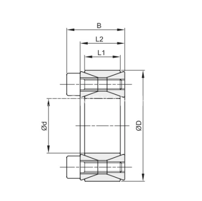 Втулка зажимная BK 40 32 x 60, из нержавеющей стали, EMT - Евромеханика